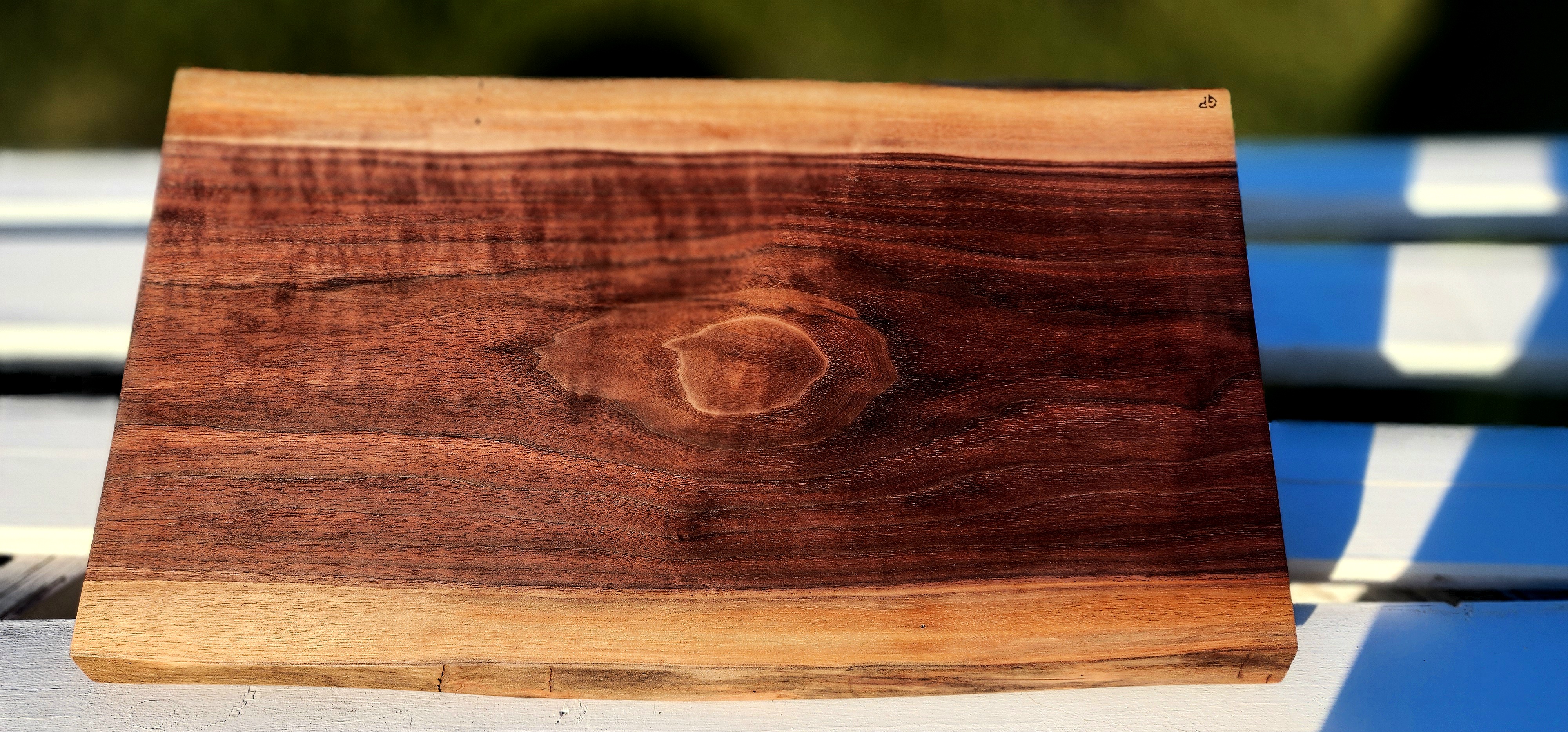 Black Oak Reclaimed Charcuterie waxed and sealed